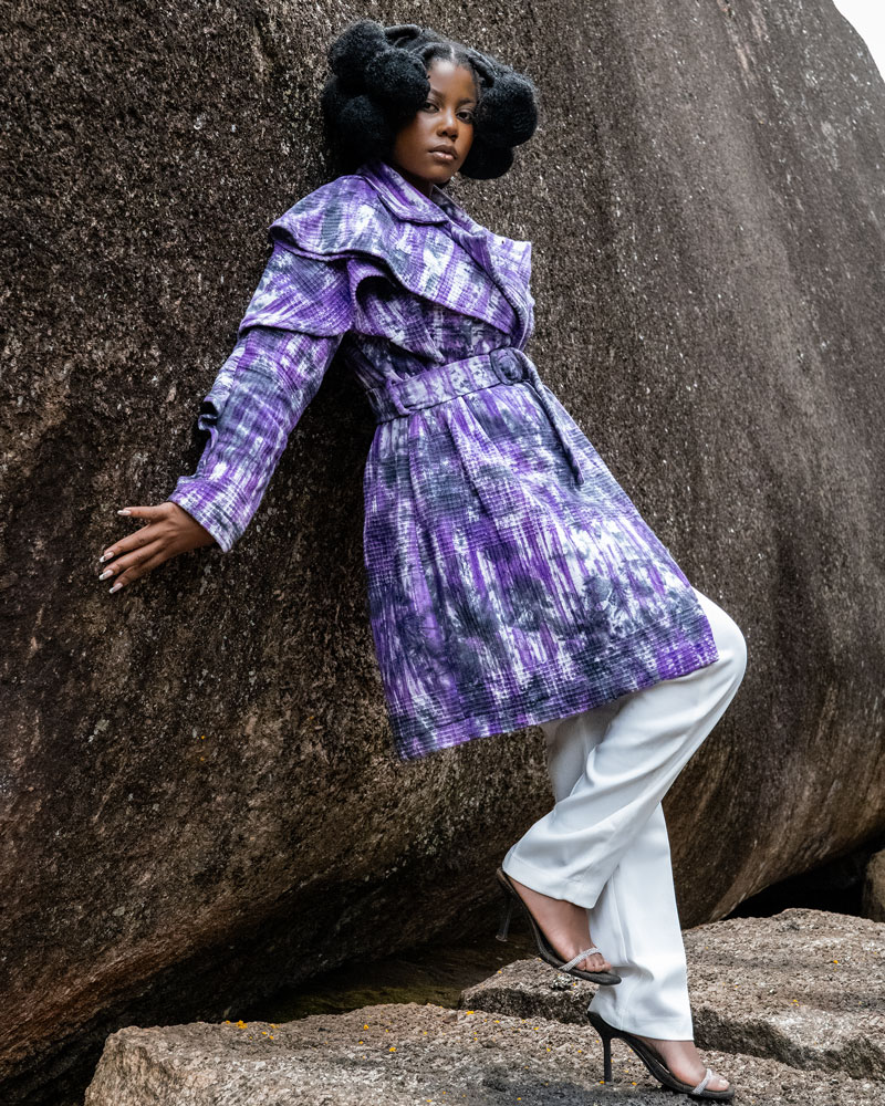 Manteau création artistique - Djii