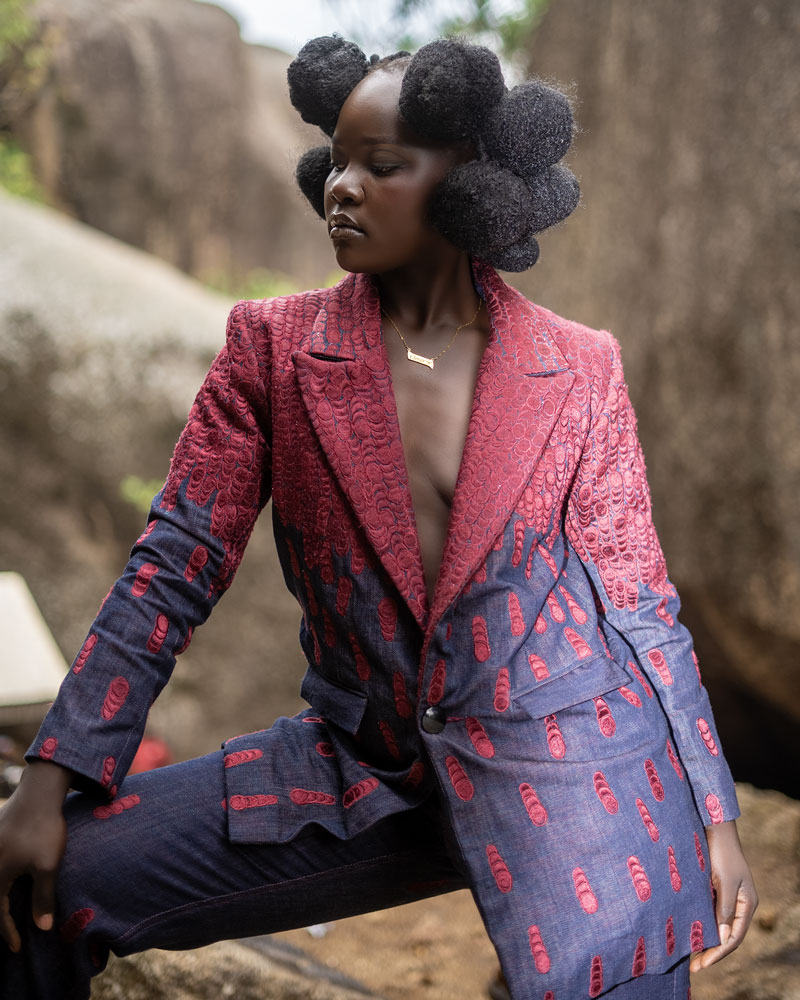 Veste tailleur en Jean pour Femme - Terreur