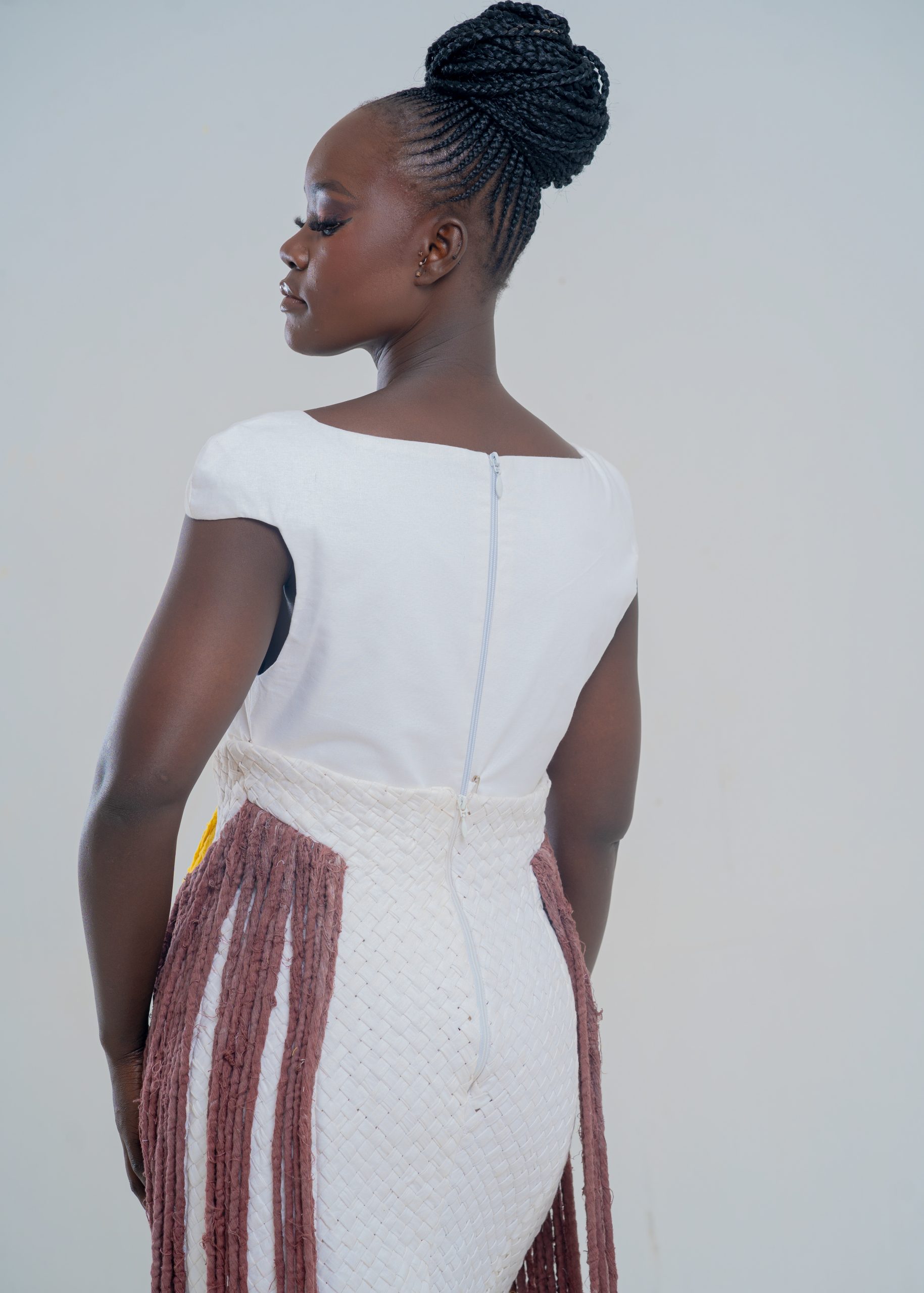 Robe blanche Hibiscus